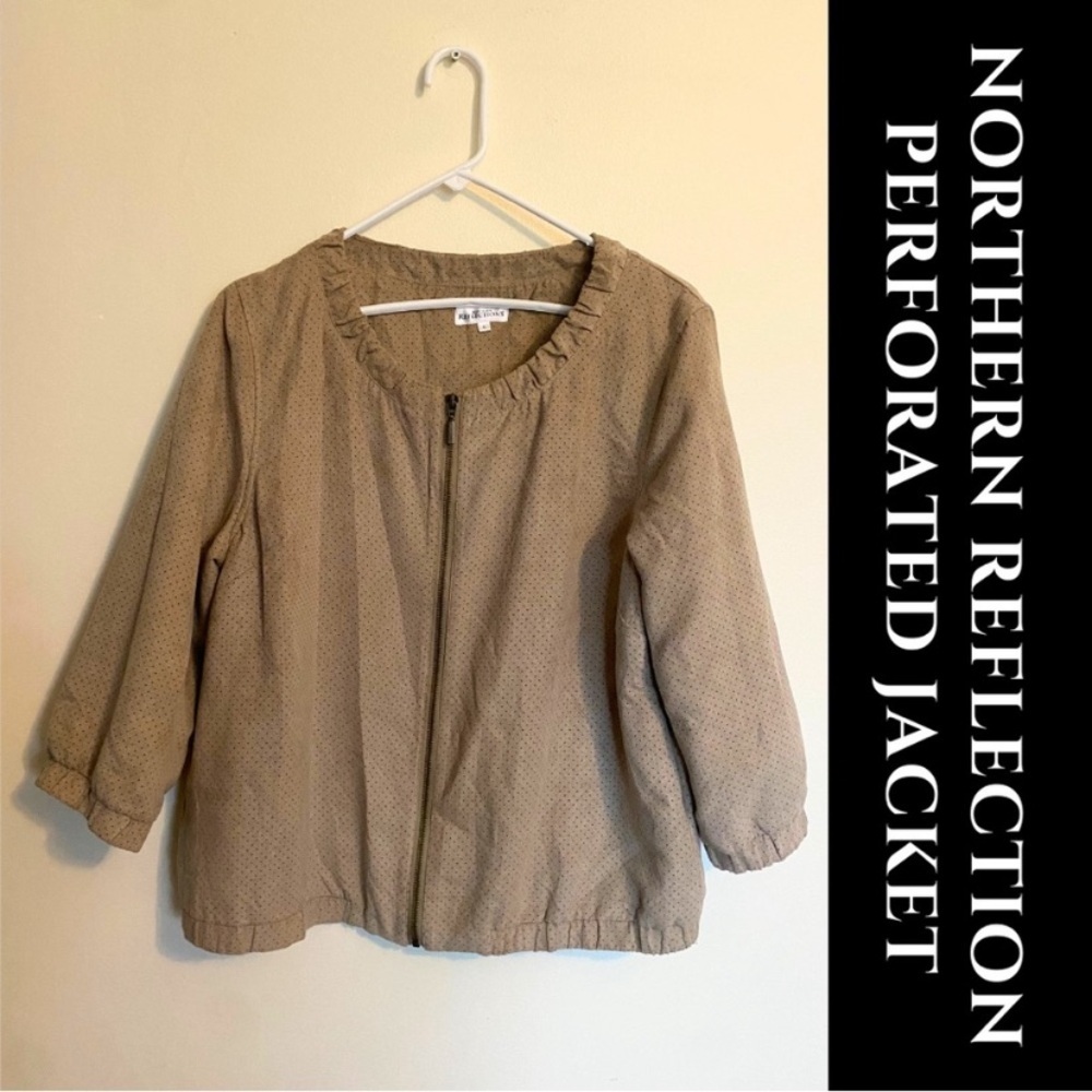 2for$15🌸-Northern Reflections Perforated Jacket - Picture 7 of 7